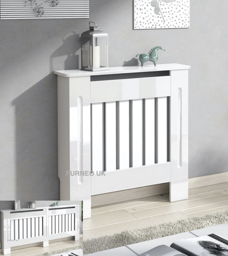 White gloss radiator cover - gloss,