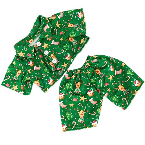 Green reindeer teddy bear - teddy,