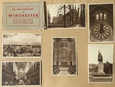 Six View Postcards of