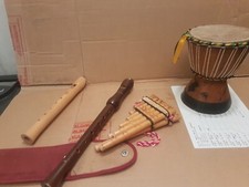 2 RECORDERS & 1 PAN FLUTE & 1