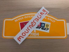 Opel Vauxhall Manx Rally 1984 Sticker Manta Ascona Chevette  GENUINE OLD STOCK