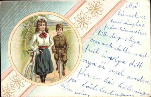 Little boy and girl - and, on