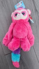 Toys Hugg'ems Skye Pink Sloth. Soft Toy. With Tags