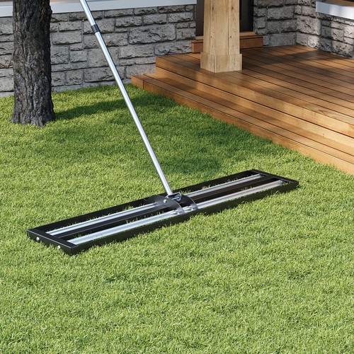 Wide levelling rake - levelling, soil