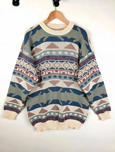 Retro vintage aztec knit - retro,