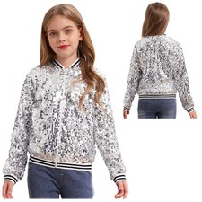 UK Girls Shiny Jackets Coat