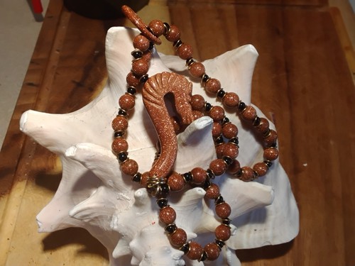 Fabulous art deco goldstone - deco,