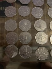 Joblot Of 39 50p Pieces Inc Peter Rabbit And Many Others