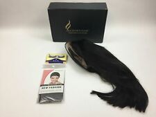 Alicrown Hair Black Weaving Cap Wig and Eyelashes Kit