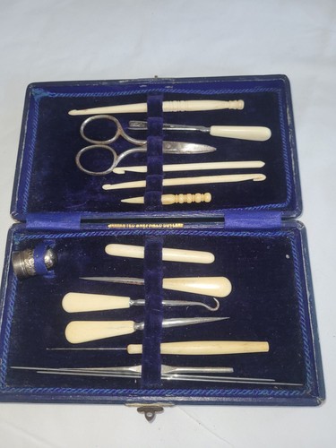 Antique bone sewing - antique,