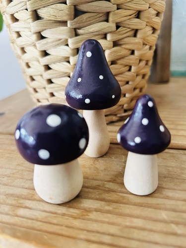 Trio purple wooden - trio,