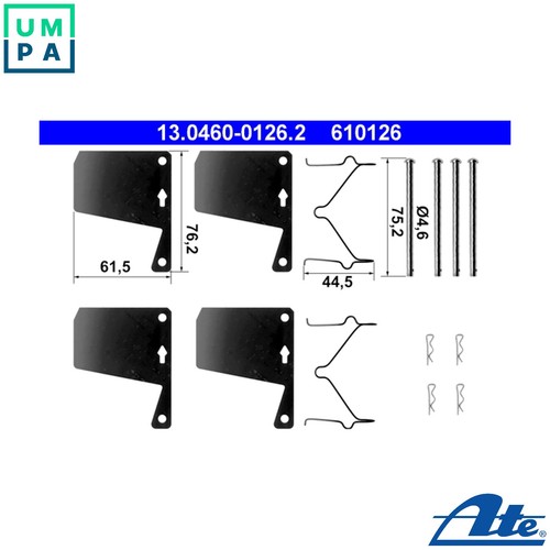 Accessory kit disc brake pad - accessory,
