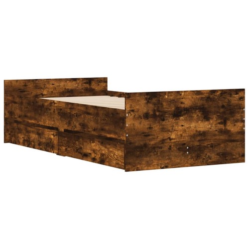 Bed frame with drawers bedroom - with,