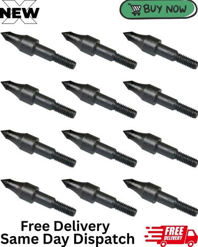 12pcs 100grn black - screw, in
