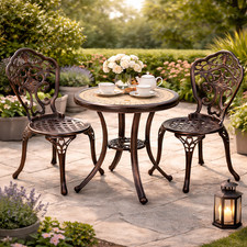 Bistro Set 3 Piece Cast