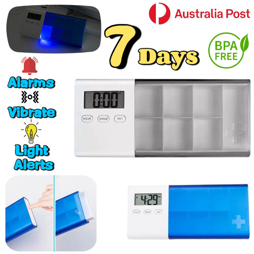 Electronic timer medicine box - medicine,