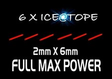 6 X ICE RED Isotope GTLS