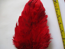 hen saddle cape indian red hackle feathers fly tying materials