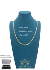 Mens 9ct Gold XP 6mm Patterned