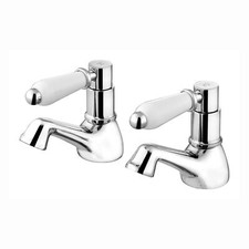 Pillar Basin Taps Hot & Cold