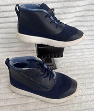 UGG Seaway Chukka Toddler Navy Camo Lined Sneaker Shoes UK 9/ EU 27