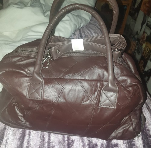 Cotton traders brown leather - cotton,