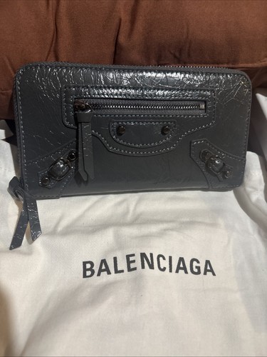 Balenciaga gray leather arena - gray,