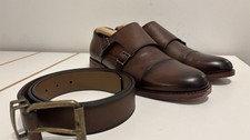 Office brown patina leather - patina,