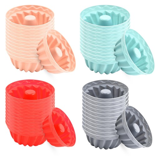 12pcs silicone doughnut mould - doughnut,