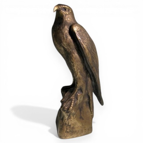 Hawk japanese antique bronze - japanese,