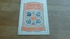 1919 OSHKOSH 4 WHEEL DRIVE MOTOR TRUCKS ILLUSTRATED GUIDE 1972 REPRINT