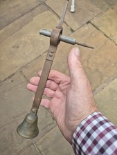 Antique Edwardian Original Brass Shop /Butler/ Servant/Door Bell for Restoration