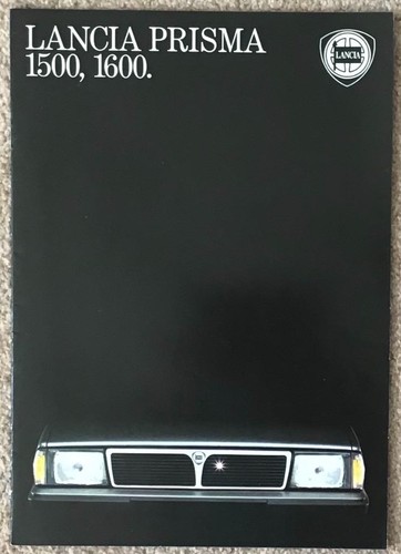Lancia prisma range - prisma, sales