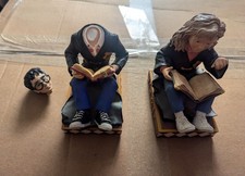 Vintage Harry and Hermione Bookends Enesco Harry Potter