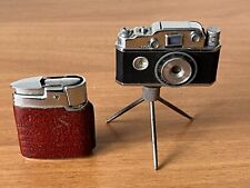Miniature ORIENTAL make 1950's camera lighter, made in occupied Japan + Ronson