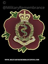 Royal Army Medical Corps RAMC Remembrance Flower Pin (P86)