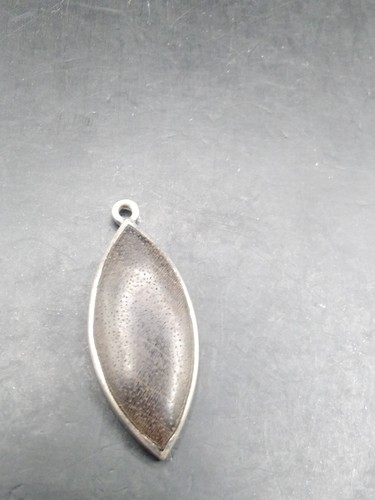925 silver and petrified - and,