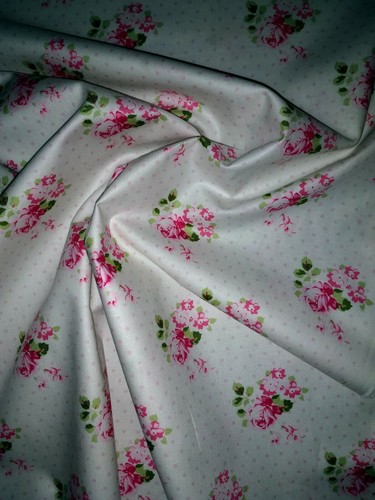 Floral fabric pink - floral, fabric,