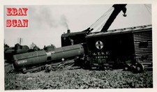 6H906 RP 1943 WRECK SOUTHERN RAILWAY TRAIN/ENGINE 4914 BROKEN DRAW BAR STACEY NC