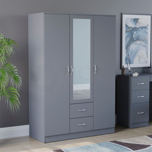 Modern wide wardrobe - wide,