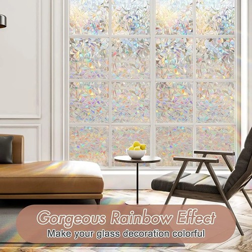 Rainbow stained glass window - stained,