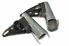 Front fork headlamp brackets - headlamp,