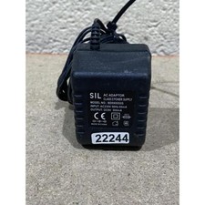 SIL BD090050G AC Adapter Black Portable 9-V 500mA UK Plug for Philips DECT 225