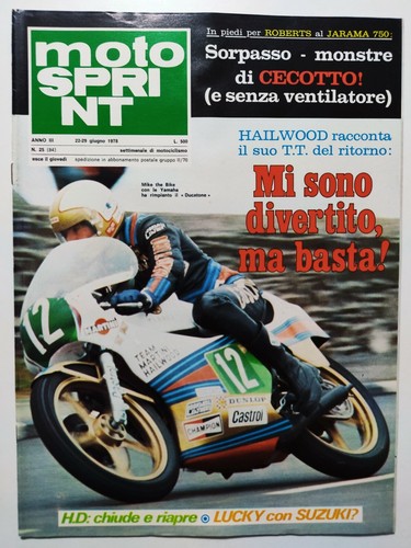 Motorcycle sprint 1978 - motorcycle,