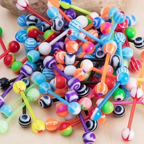 Acrylic tongue bars - acrylic,