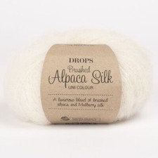 Aran-Weight Alpaca and Silk Knitting and Crochet Yarn