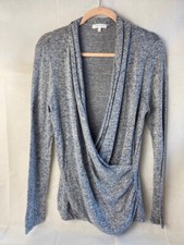 Deane&White long sleeved grey/ blue jumper size M 12/ 38