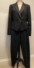 Nicole Farhi UK 14 Black Wool