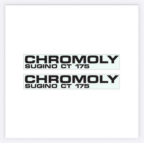 Sugino 175 crank decal set - ct,