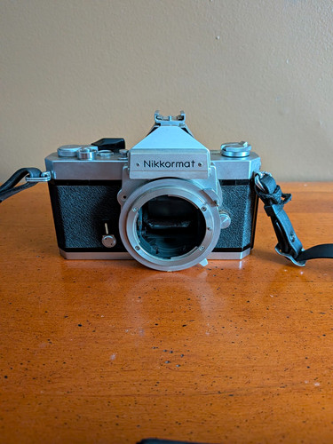 Nikon nikkormat silver - nikon,